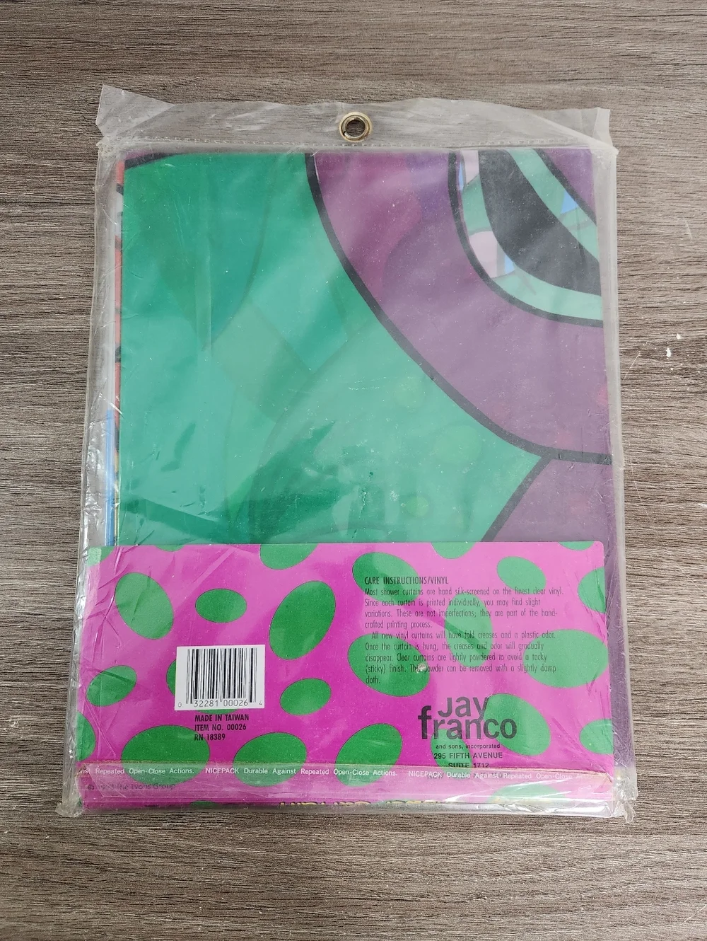 Vintage 1993 Barney Shower Curtain
